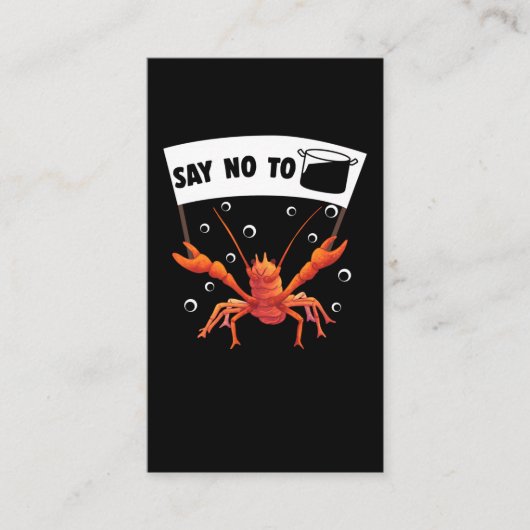Carte De Visite Funny Crawfish Boil Pun Crayfish Season Lobster (Devant)
