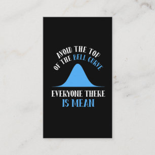 Carte De Visite Funny Data Science Bell Curve Computer Programmer