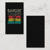 Carte De Visite Funny Disque Golf Sport Frisbee Disque Golf Player (Devant / Derrière)