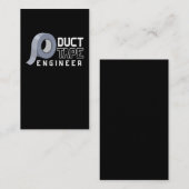 Carte De Visite Funny Duct Ingénieur de bande Lazy Mari Père (Devant / Derrière)