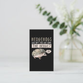 Carte De Visite Funny Humour animal de hérisson (Debout devant)