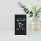Carte De Visite Funny Jiu Jitsu Combattants BJJ Humour d'entraînem (Debout devant)
