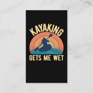 Carte De Visite Funny Kayaking Humour Kayak Plaisanterie