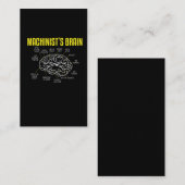 Carte De Visite Funny Machinist Définition Devis Opérateur mécaniq (Devant / Derrière)