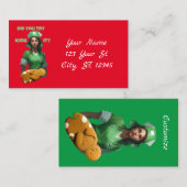 Carte De Visite Funny Nurse Icing It Thunder_Cove (Devant / Derrière)