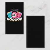 Carte De Visite Funny Oooh 69 Queen Bingo Fan LGBT (Devant / Derrière)