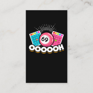 Carte De Visite Funny Oooh 69 Queen Bingo Fan LGBT