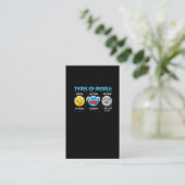 Carte De Visite Funny Physicist Science Proton Electron Neutron (Debout devant)