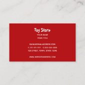 Carte De Visite Funny Pigs Enfants Jouets Restauration Cuisine Fer (Dos)