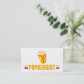 Carte De Visite Funny Popcorn personnalisé (Debout devant)
