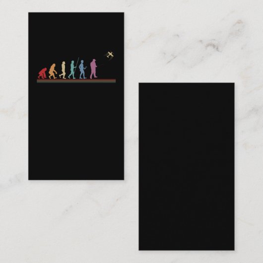 Carte De Visite Funny RC Aircraft Evolution Pilot (Devant / Derrière)