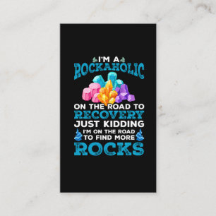 Carte De Visite Funny Rock Collectionneur Géologue Hobby Géologi