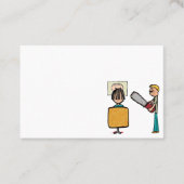 Carte De Visite Funny Scary Barber Sweeney Todd (Devant)