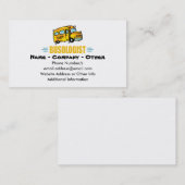 Carte De Visite Funny School Bus (Devant / Derrière)