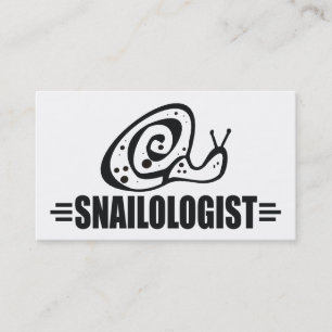 Carte De Visite Funny Snail