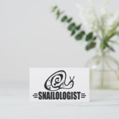 Carte De Visite Funny Snail (Debout devant)