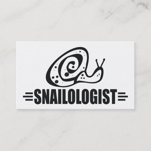 Carte De Visite Funny Snail (Devant)