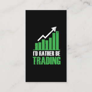 Carte De Visite Funny Stock Market Trading Day Trader Investisseur