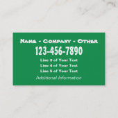 Carte De Visite Funny Yard Garage Estate Sale Antiquité (Dos)