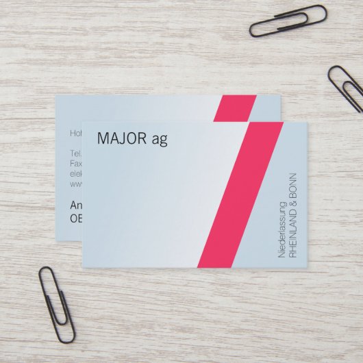 Carte De Visite Für Makler & Immobilien Experten (Devant/Arrière en situation)