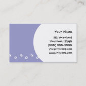 Carte De Visite Furet de bande dessinée (Dos)