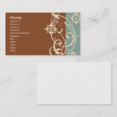 Carte De Visite Fusée moderne (Devant / Derrière)