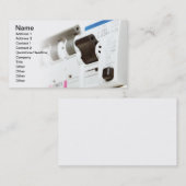 Carte De Visite Fusibles électriques (Devant / Derrière)