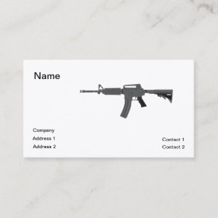 Carte De Visite Fusil M-4