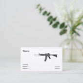 Carte De Visite Fusil M-4 (Debout devant)