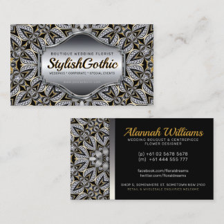 Carte De Visite Fusion v3 Silver Black Gold Baroque
