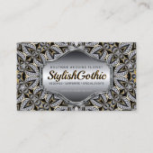 Carte De Visite Fusion v3 Silver Black Gold Baroque (Devant)