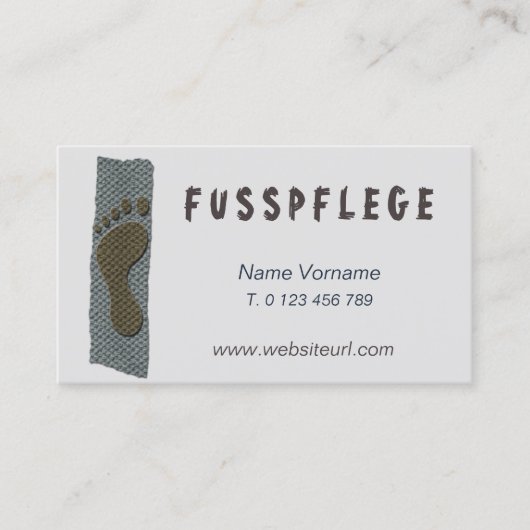 Carte De Visite fußpfCollege (Devant)