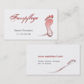 Carte De Visite fußpflege (Devant / Derrière)