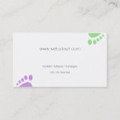 Carte De Visite fußpflege (Dos)