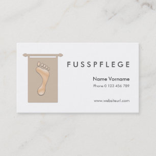 Carte De Visite fusspflege