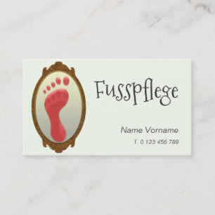 Carte De Visite fußpflege