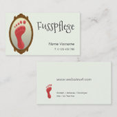 Carte De Visite fußpflege (Devant / Derrière)
