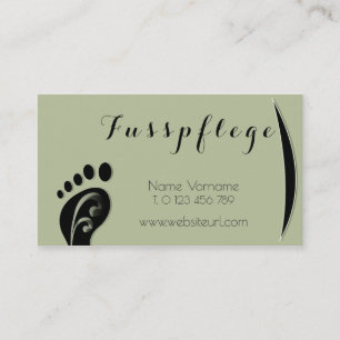 Carte De Visite fusspflege