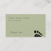 Carte De Visite fusspflege (Dos)