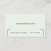 Carte De Visite fußpflege (Dos)