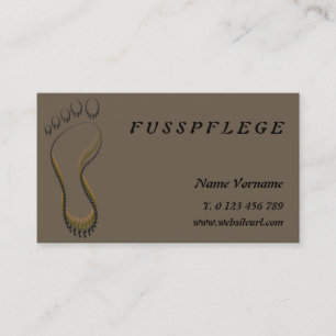 Carte De Visite fusspflege