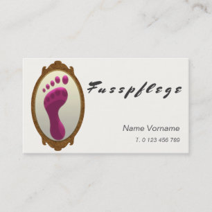 Carte De Visite fußpflege