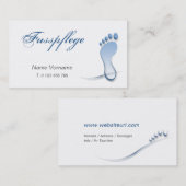 Carte De Visite fußpflege (Devant / Derrière)