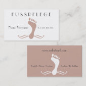 Carte De Visite fußpflege (Devant / Derrière)