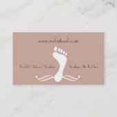 Carte De Visite fußpflege (Dos)