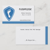 Carte De Visite fusspglege (Devant / Derrière)