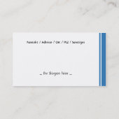 Carte De Visite fusspglege (Dos)