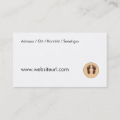 Carte De Visite fusspglege (Dos)