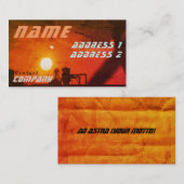 Carte De Visite Futur secteur Orange Sunrise (Devant / Derrière)