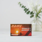 Carte De Visite Futur secteur Orange Sunrise (Debout devant)
